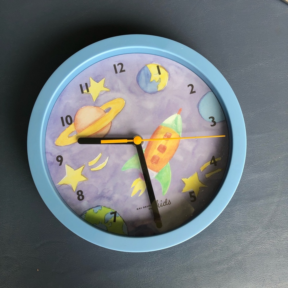 Wall clock for boys room ‼️no glass cover face ‼️